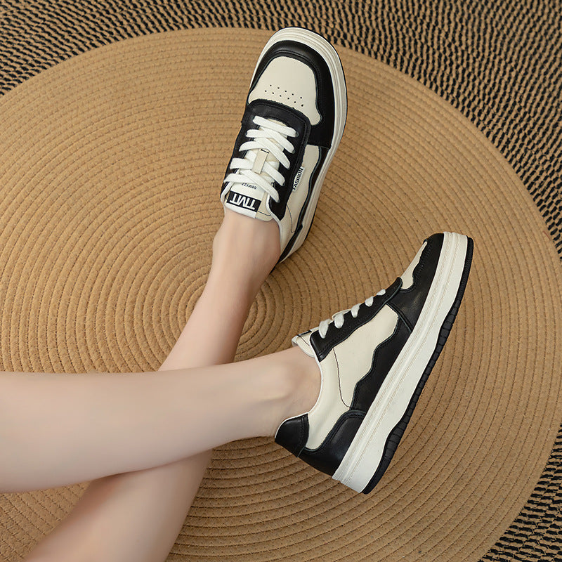 Women's White Spring Show Feet Of Heaver Sneakers