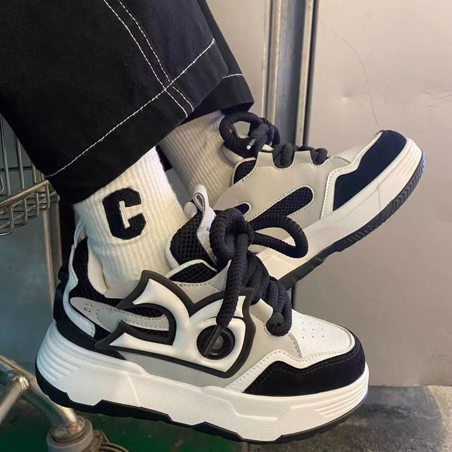 Women's & Men's Fashion Bread Design Raise The Bottom Dad Casual Shoes