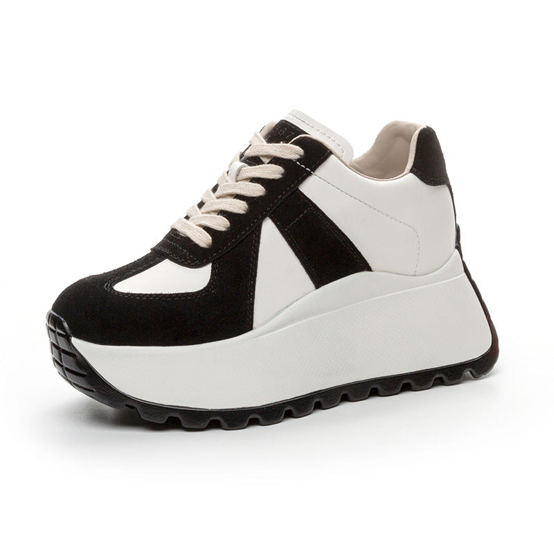 Women's Autumn Platform Height Increasing Insole Korean Women's Shoes