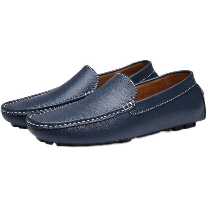 Men's Size White Summer Breathable Genuine Fashion Casual Shoes