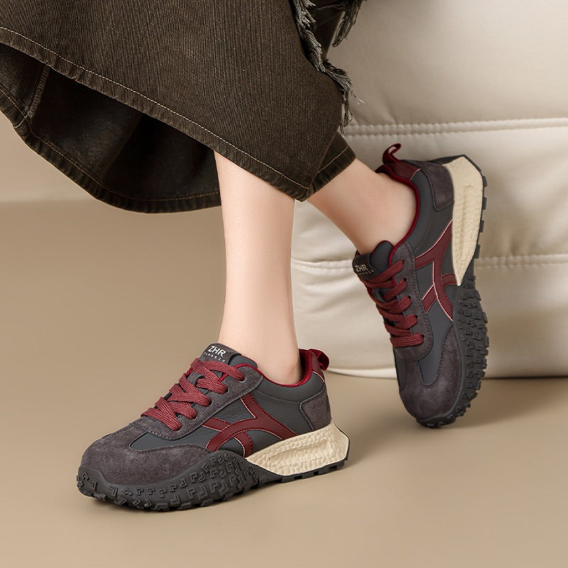 Retro Daddy Cortez Spring Platform Lightweight Moral Sneakers