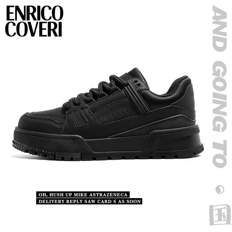 Men's Genuine Cowhide National Fashion Versatile Flat Casual Shoes