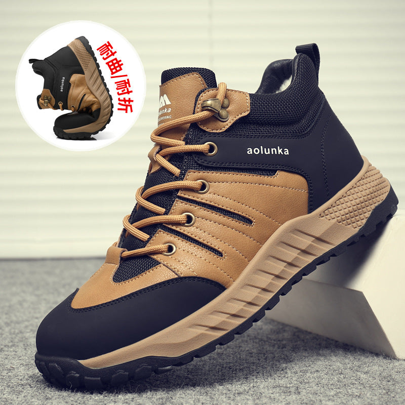 Men's Leisure Real Double Face Wool Winter Men's Shoes