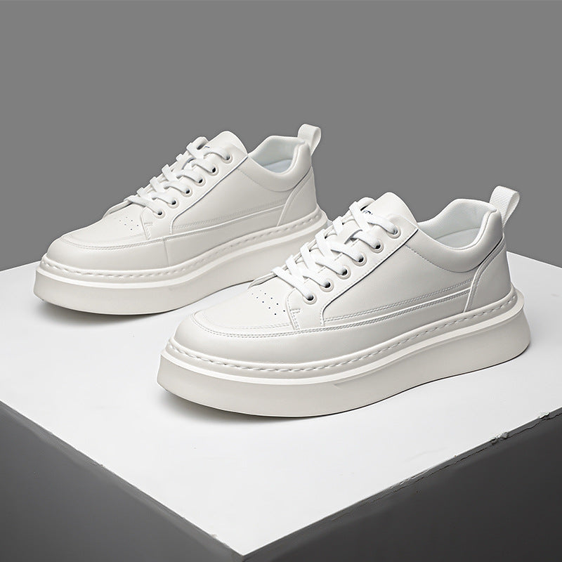 Men's White Autumn Fashion Retro Sports Lightweight Men's Board Shoes