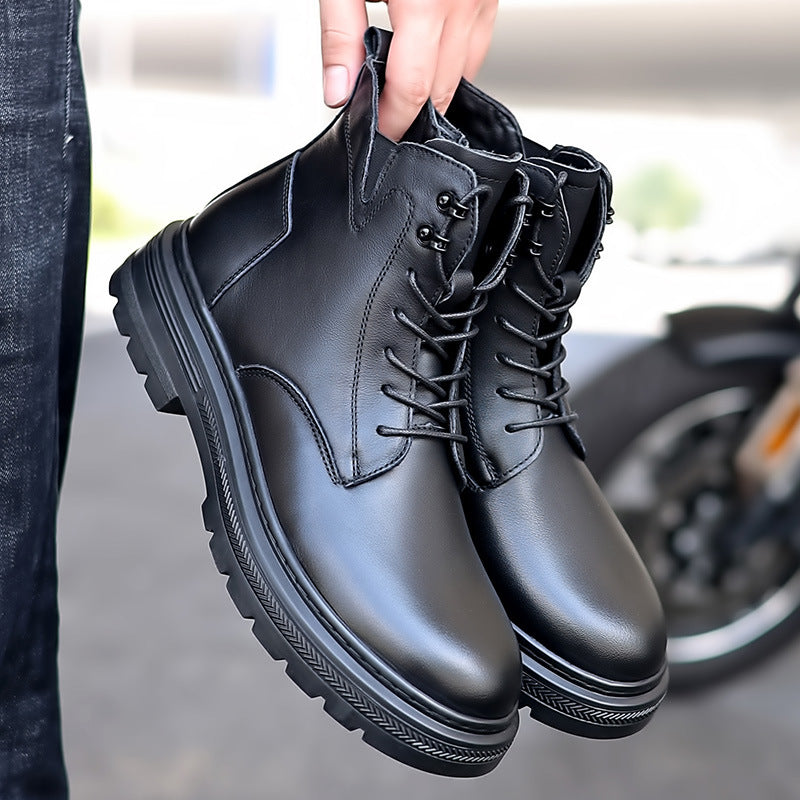 Men's Martin Tooling British Style First Layer Boots