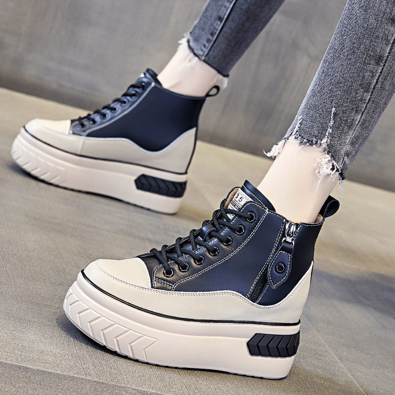 Women's Platform Fleece-lined Height Increasing Insole For Women's Casual Shoes