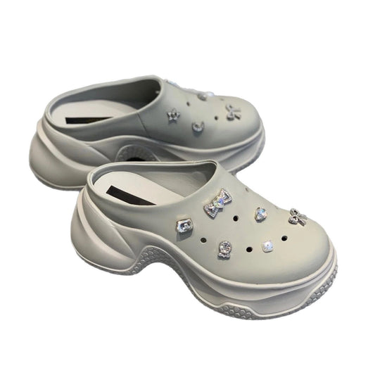 Summer Platform Height Increasing Hole Female Sandals