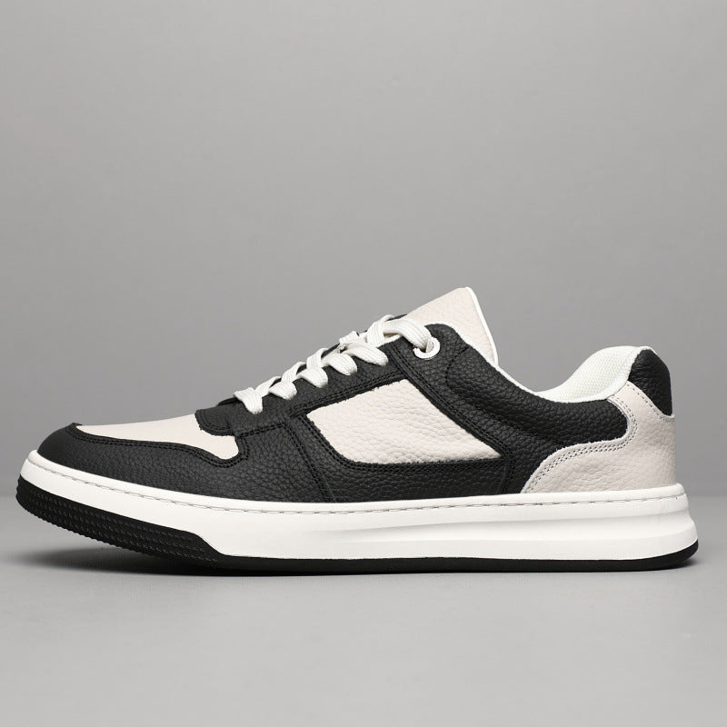 Men's Top Layer Cowhide Breathable Summer Trendy Men's Board Shoes