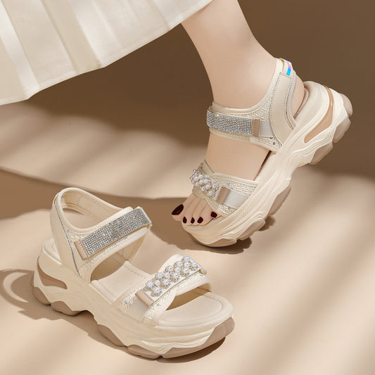 Women's Platform Summer Stylish Height Increasing Outer Sandals