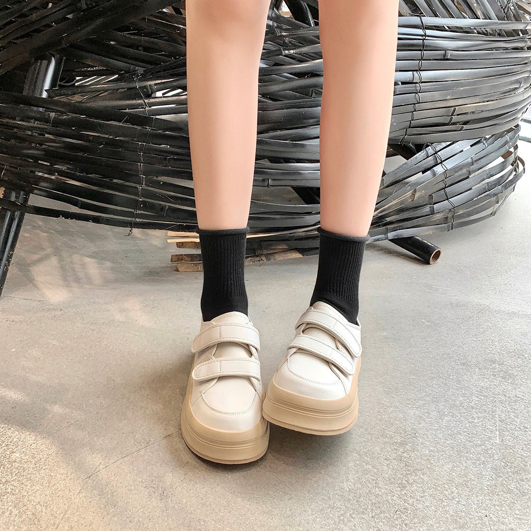 Women's Su Oxygen Sweetheart Velcro Platform Bread Casual Shoes