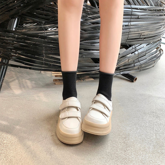 Women's Su Oxygen Sweetheart Velcro Platform Bread Casual Shoes