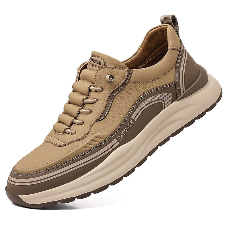 Men's Autumn Sports Soft Bottom Surface Green Trendy Casual Shoes