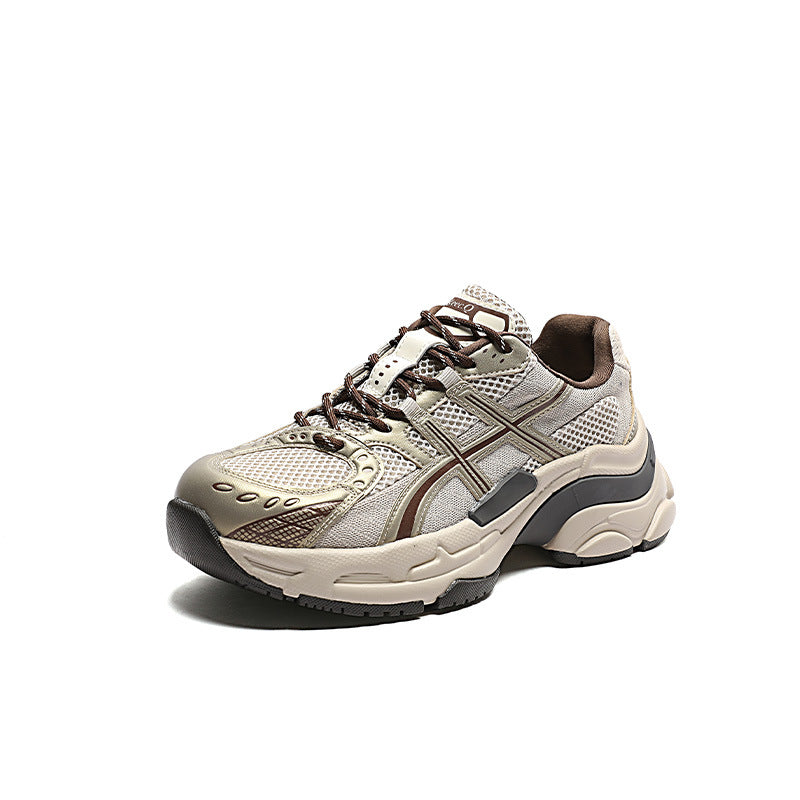 Women's Fleece-lined Winter Thick Bottom Lightweight Color Matching Increased Sneakers