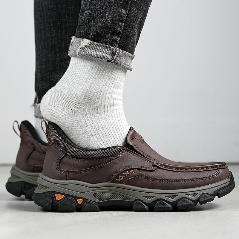 Men's Four Slide Bushing Flash Thick Bottom Casual Shoes