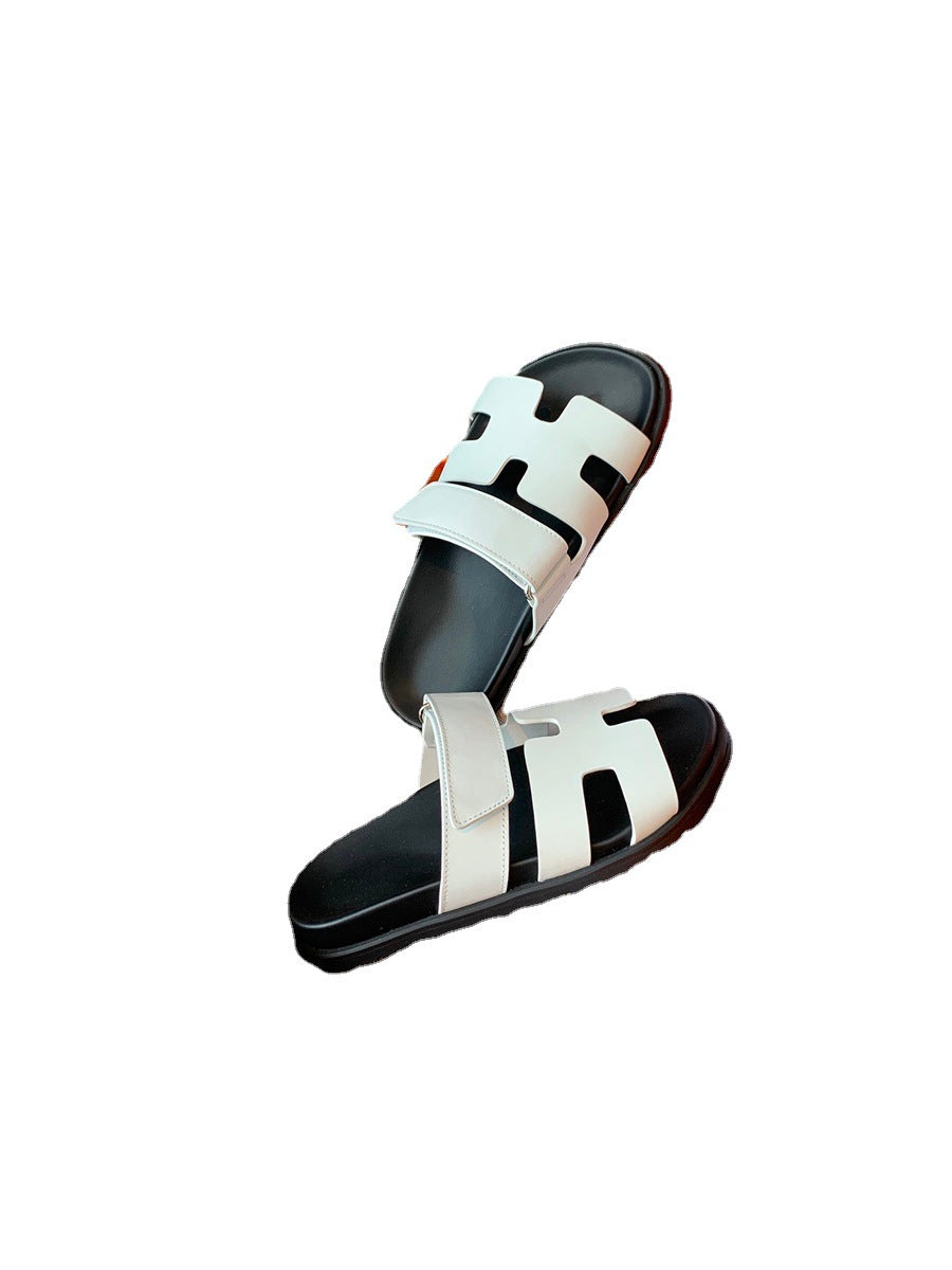 Mom Seattle Wide Face Letter Word With Platform Sandals