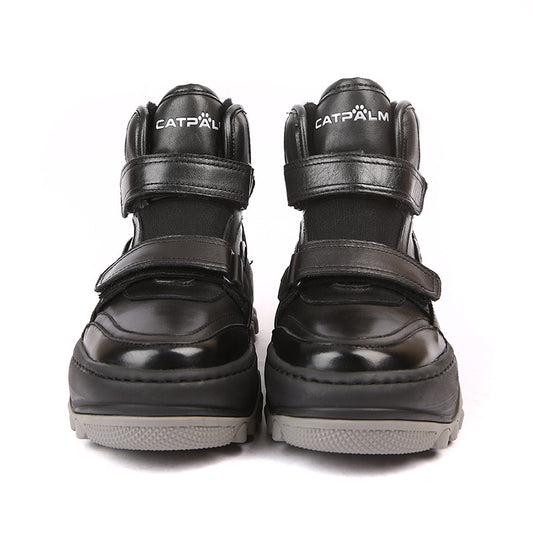 Women's Plus Size Fur Integrated Thick Bottom Snow Boots