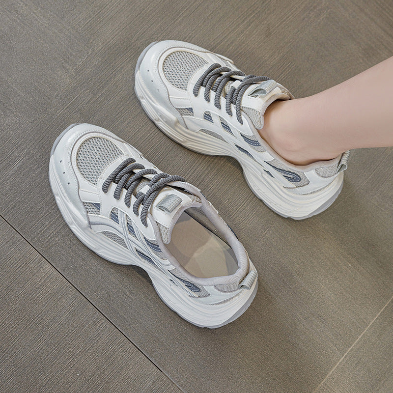 Women's Small Breathable Lightweight Not Tired Feet Large Women's Sports Shoes