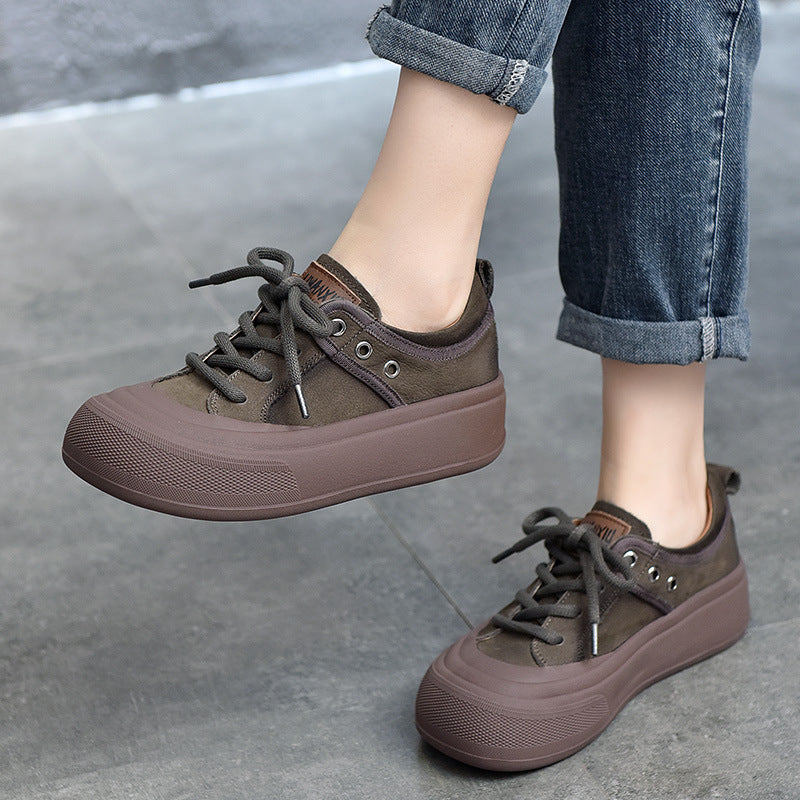 Women's Price Round Toe Vintage Design Soft Casual Shoes