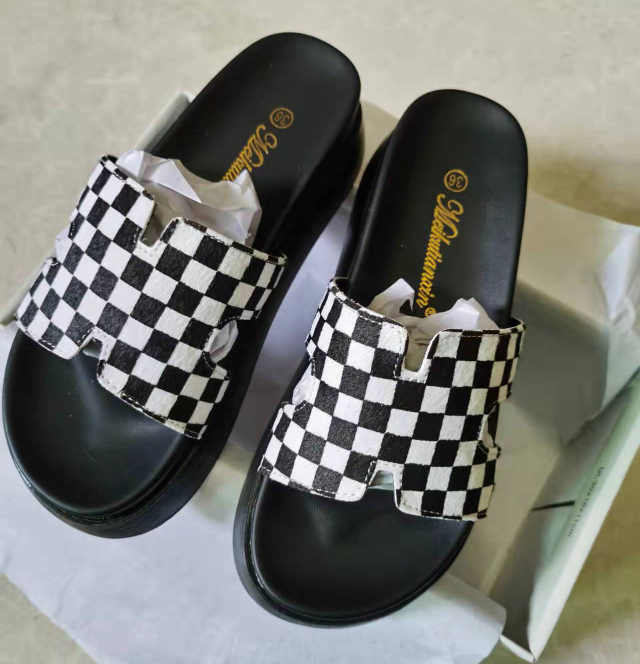 Women's Genuine Platform Summer Outdoor Fashionable Fairy Slippers