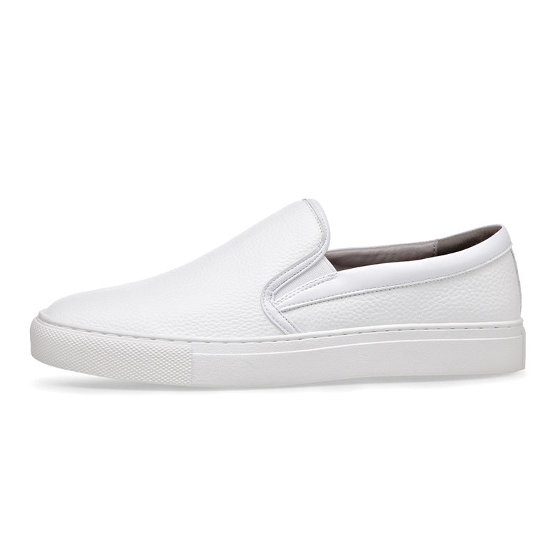 Men's Bottom Cowhide Easy Wear Sports Korean Sneakers