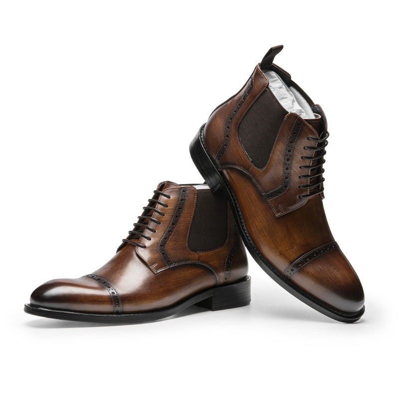 Men's Hours Martin Genuine Business Formal Wear Boots