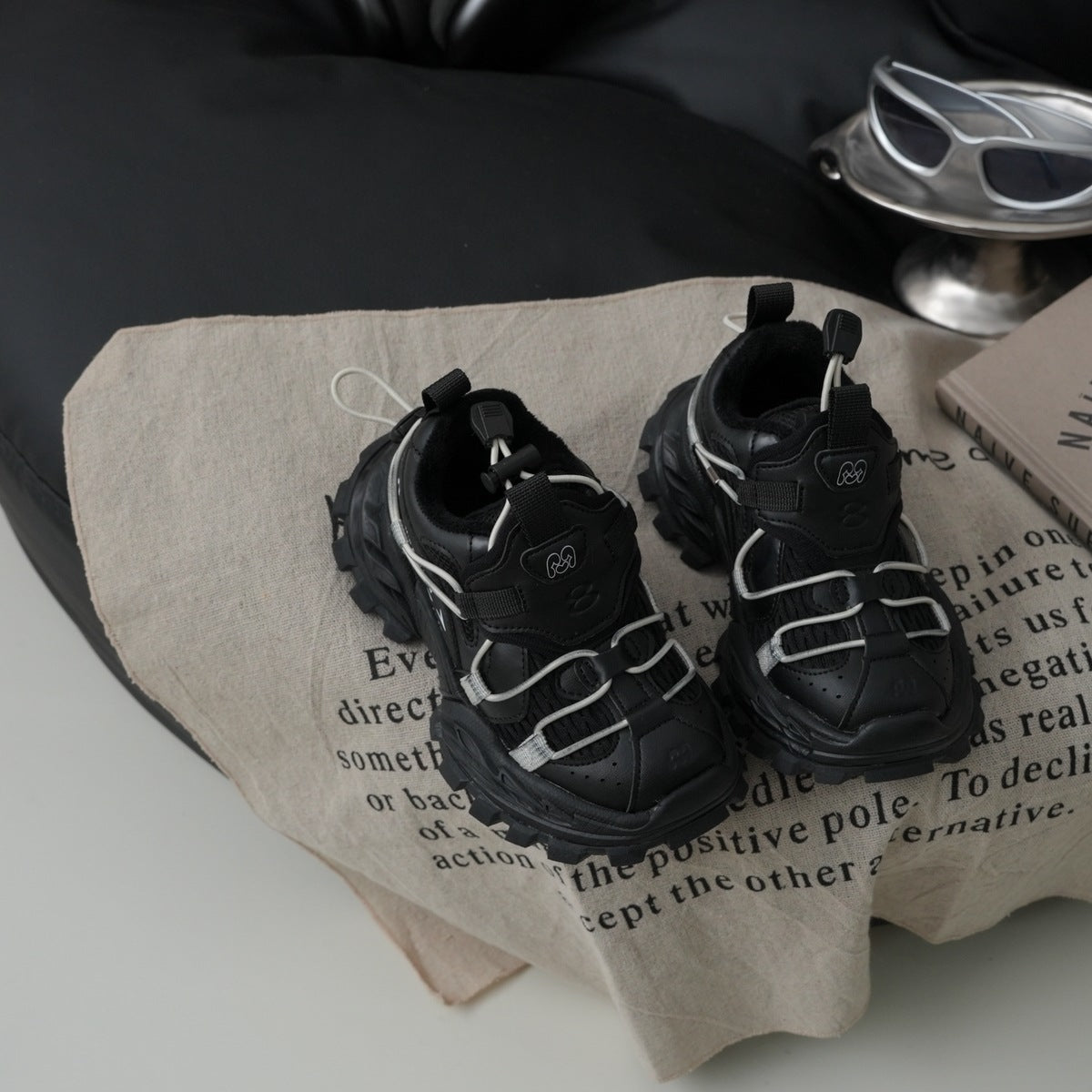 Unique Trendy Retro Clunky Spring Boys Kid's Sneakers