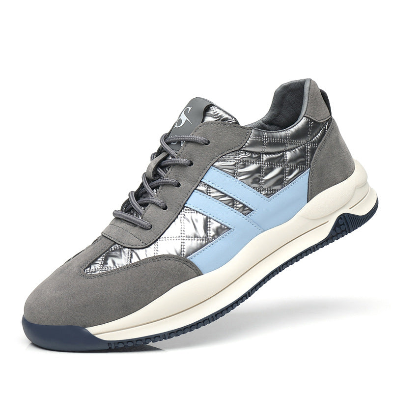 Men's Increasing Insole Breathable Ice Silk Sports Sneakers