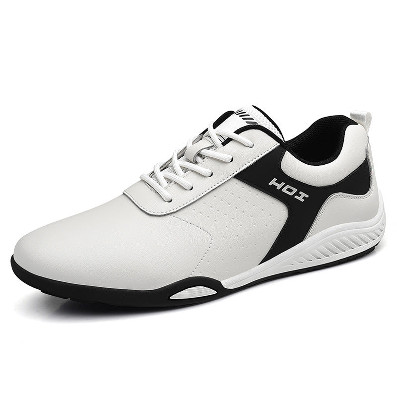 Men's Spring Fashion Trendy Sports Breathable Running Leather Shoes