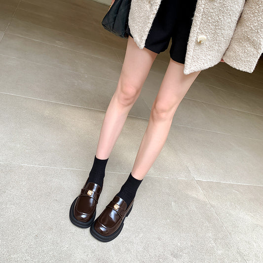 Women's Mom Platform Autumn British Style Small Loafers