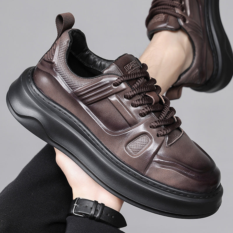 Men's Spring Bread Versatile Raise The Bottom Sneakers