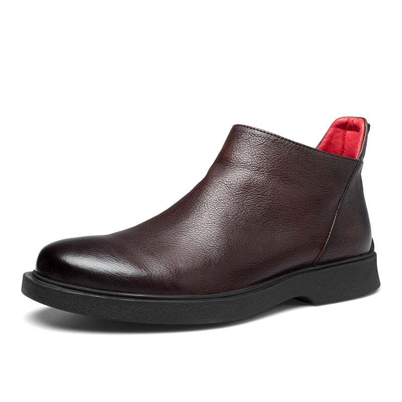 Men's Chelsea Winter Fleece-lined Warm Ankle British Boots