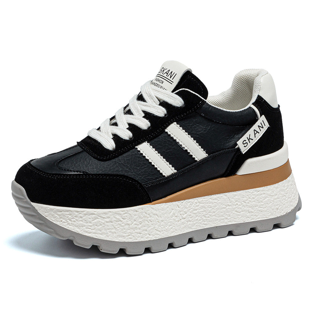 Women's Platform Height Increasing Leisure Cortez Stylish Sneakers