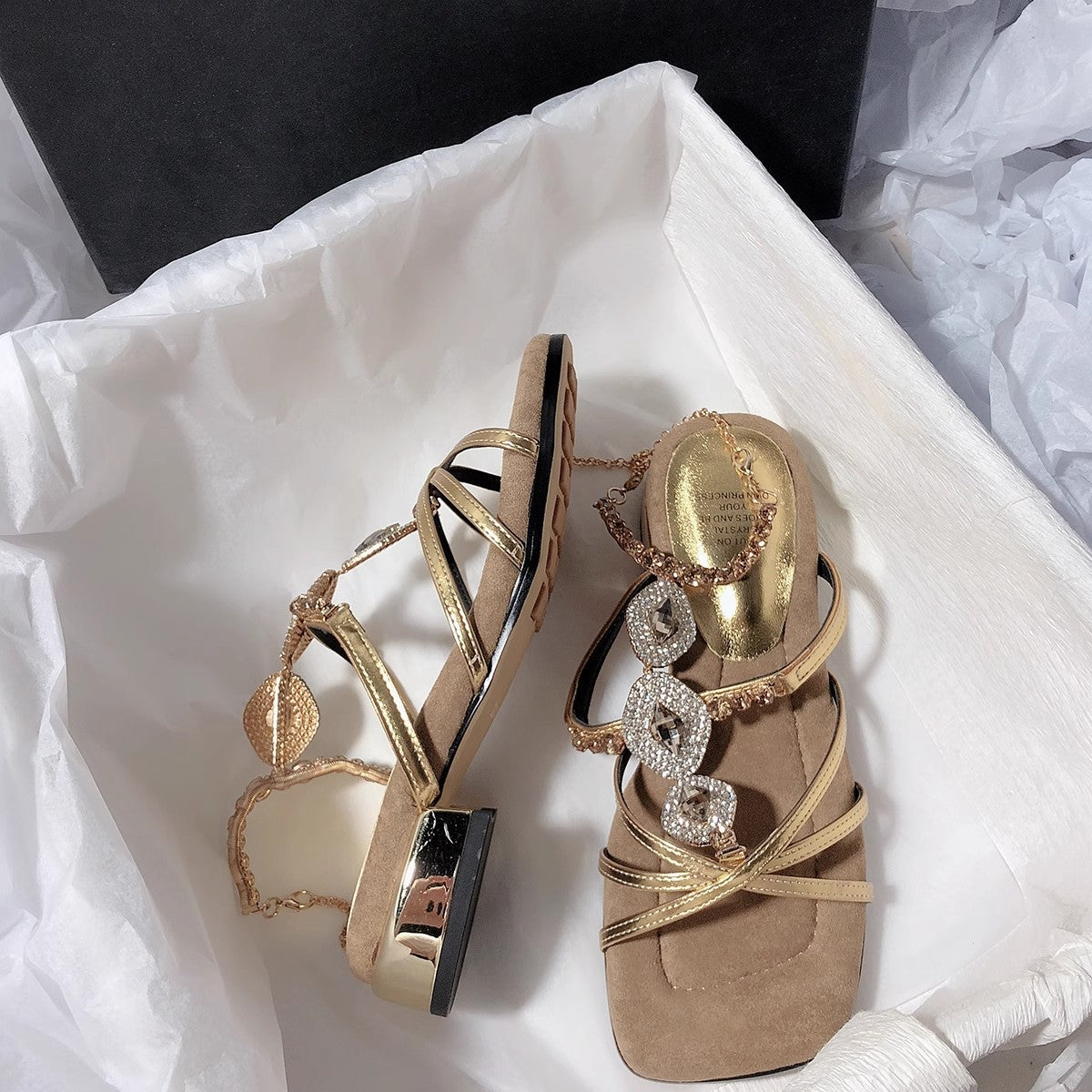 Style Fairy White Summer Outer Wear Heels