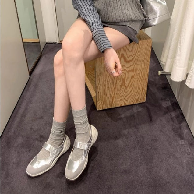 Women's Grape Mom Platform Outer Wear High-grade Women's Shoes