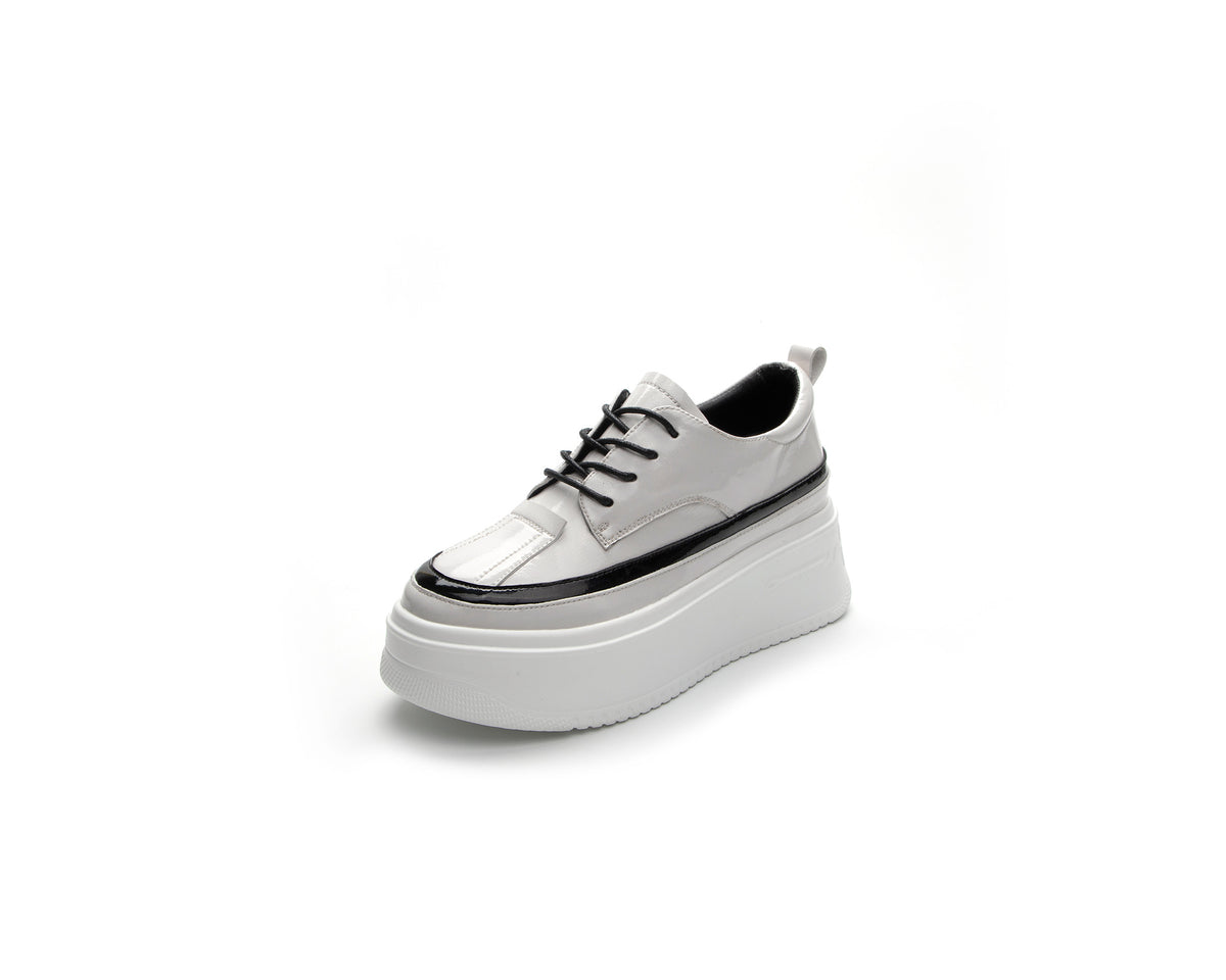 White Platform Female Summer Heighten Black Casual Shoes