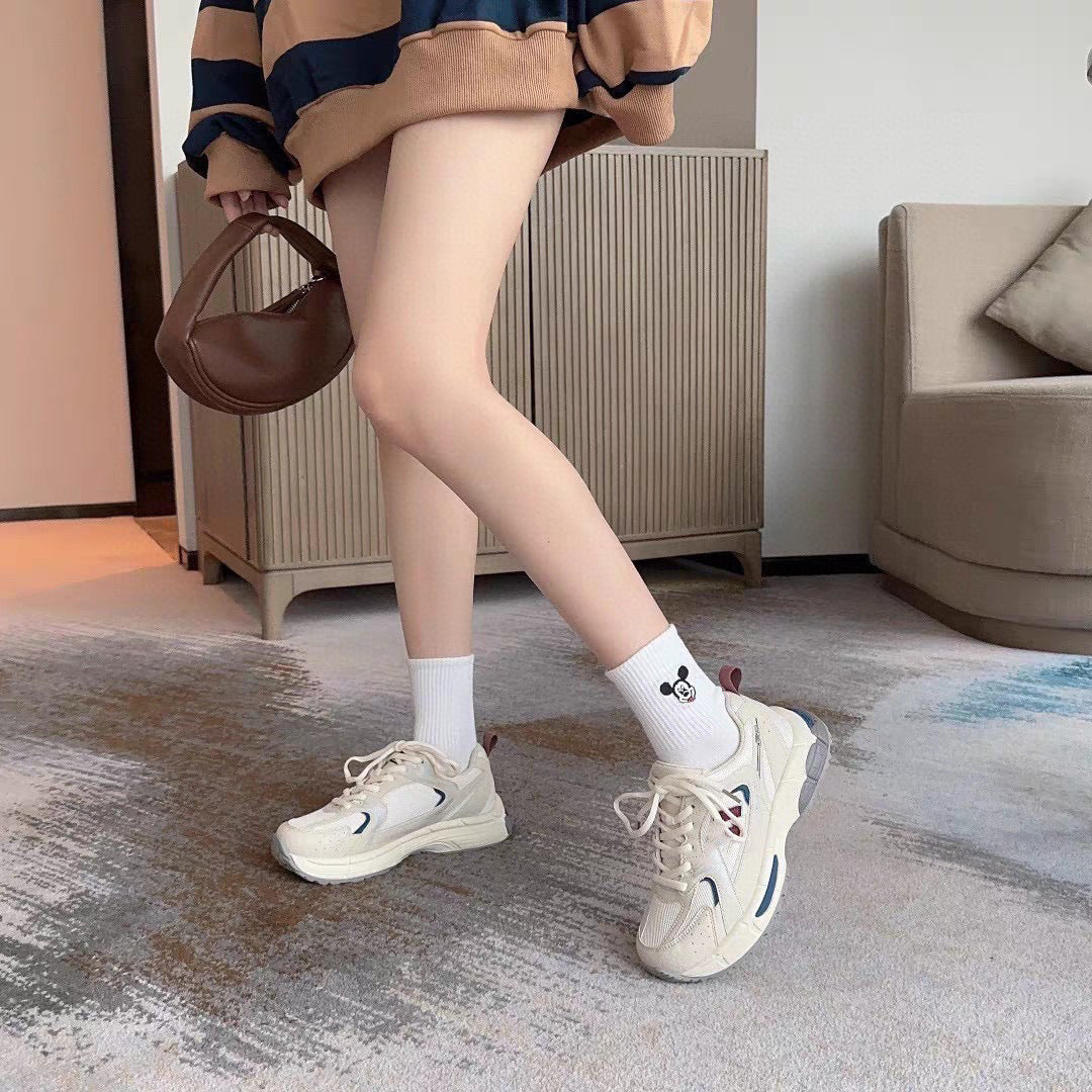 Women's Dad Retro Autumn Mesh Breathable Lightweight Sneakers