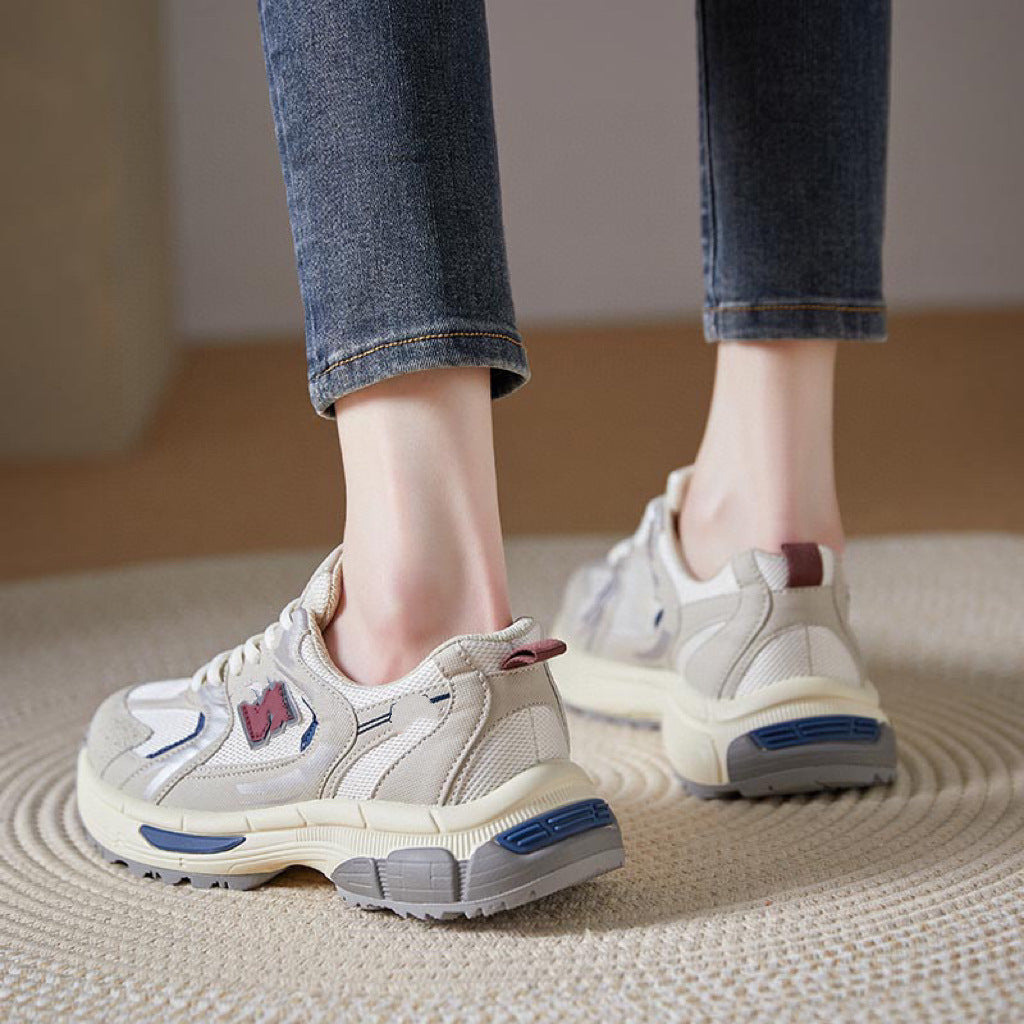 Women's Dad Retro Autumn Mesh Breathable Lightweight Sneakers