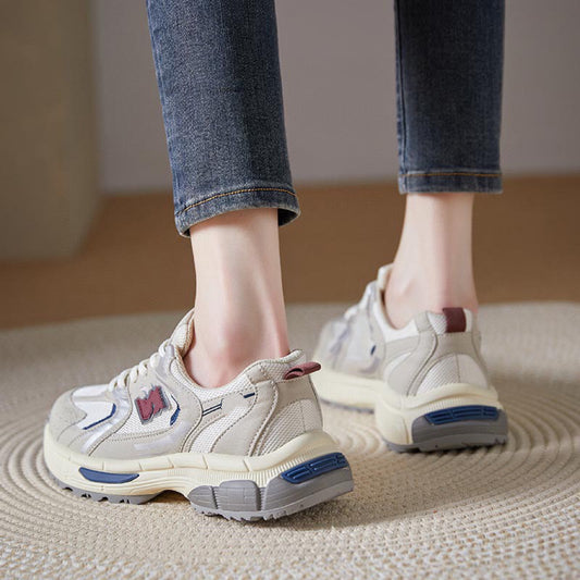 Women's Dad Retro Autumn Mesh Breathable Lightweight Sneakers