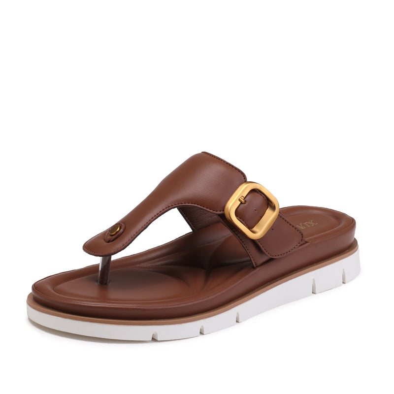 Women's Fashionable Summer Versatile Holiday Beach Slippers