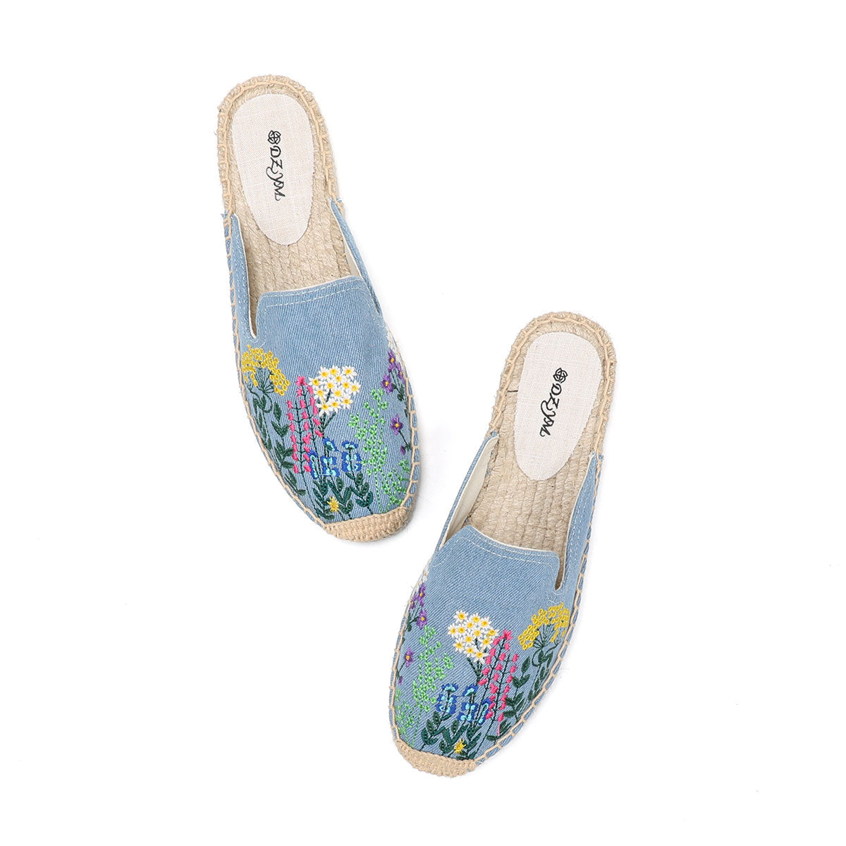Women's Fisherman Flat Bottom Slip-on Lazy Linen Sandals