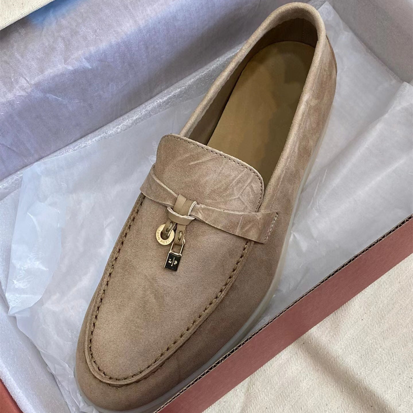 Women's Original Order Cowhide Soft Bottom British Loafers