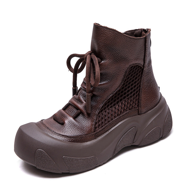 Women's & Men's Shu Temperament Wild Hand-rub Color Commuter Men's Shoes