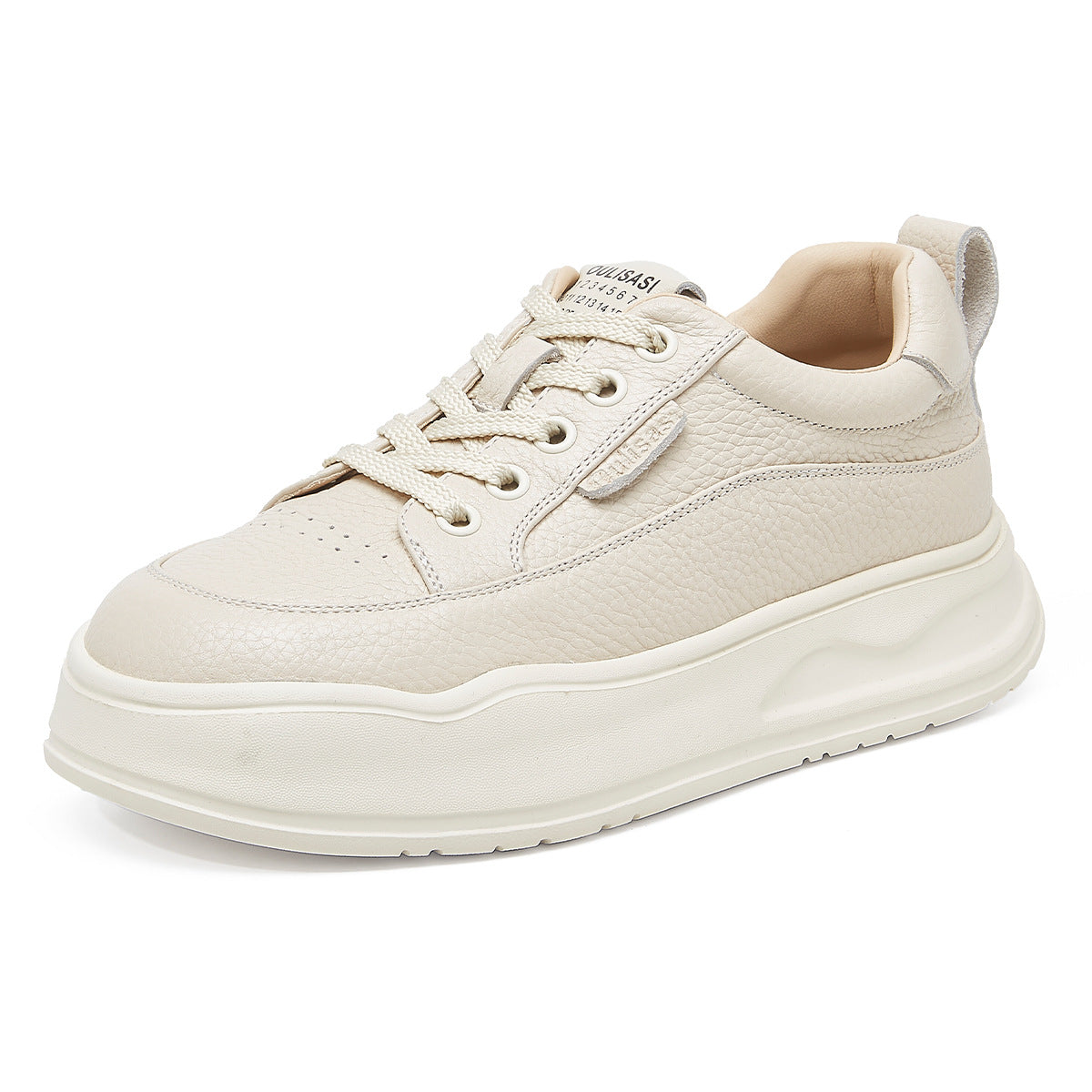 Women's Skateboard Soft Bottom Sports Thick Top Layer Casual Shoes