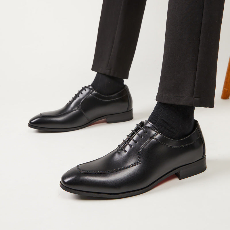 Men's Oxford British Style Formal Wear Wedding Men's Business Leather Shoes