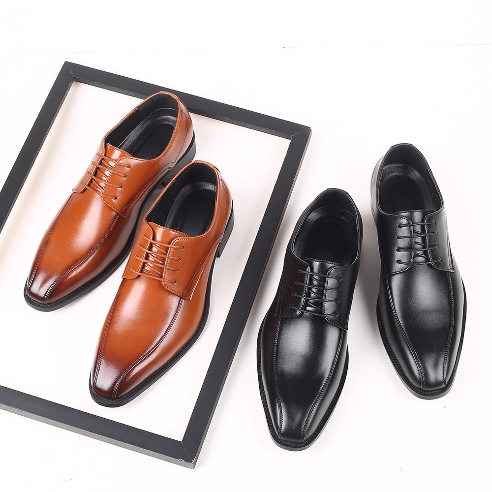 Men's Trendy Formal Wear Business Plus Size Leather Shoes
