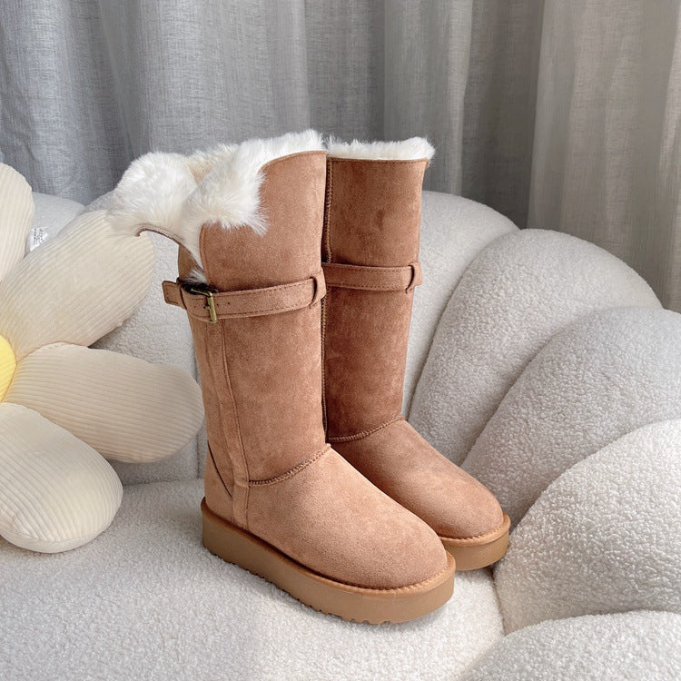 Women's Order Overknee Long Two-way Korean Winter Snow Boots