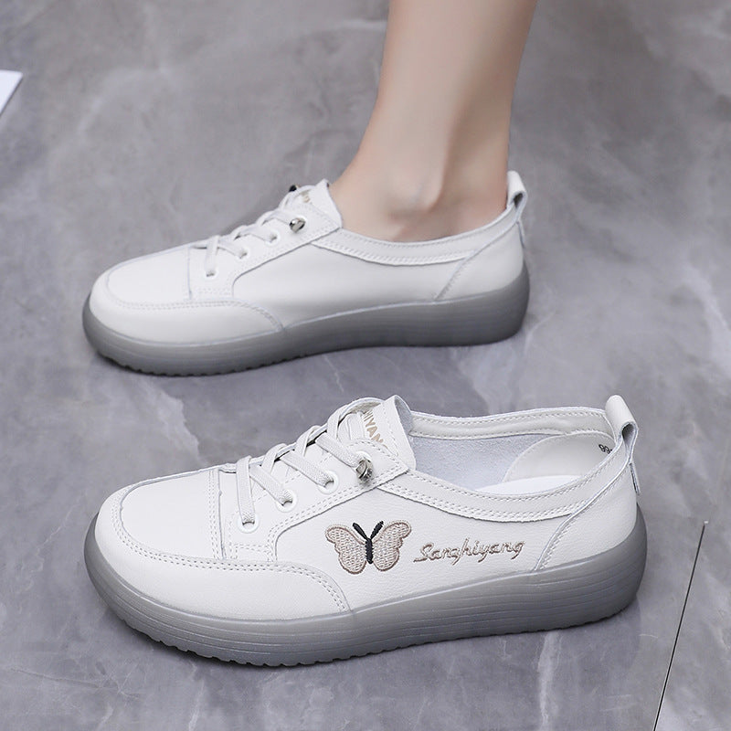 Women's Pumps Beef Tendon Soft Bottom Slip-on Walking Casual Shoes