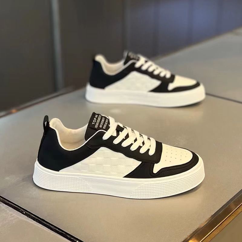 Durable Men's Spring White Trendy Sports Men's Shoes