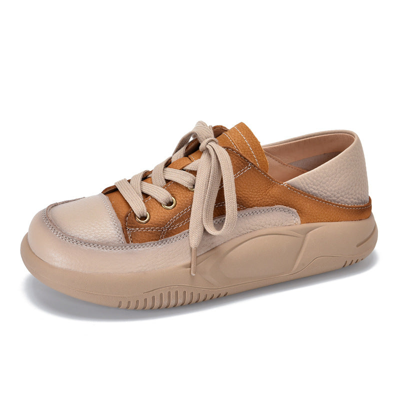 Women's Autumn Mori Style Thick-soled Low-cut Slip-on Casual Shoes