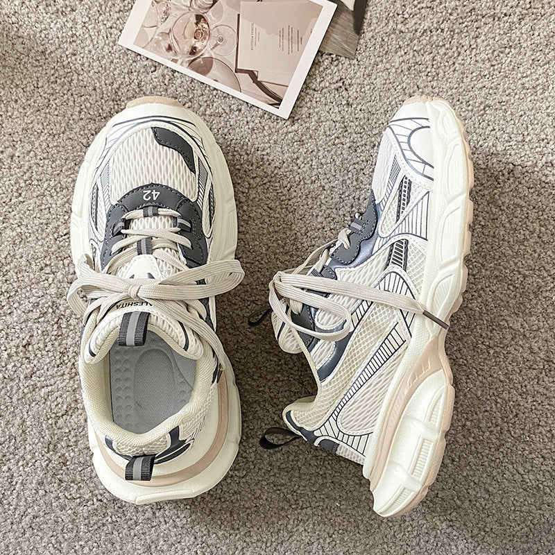 Men's Thick Bottom Heightened Daddy Spring Niche Sneakers